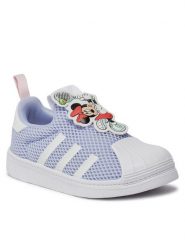 Adidas Sneakersy Superstar 360 C IE0680 Niebieski. Niebieskie buty sportowe dziewczęce Adidas, bez wzorów, z meshu, bez zapięcia. Za 229.99 zł.