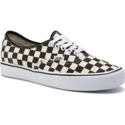 Tenisówki VANS - Authentic Lite (C) VN0A2Z5J5GX (Checkerboard) Black/White. Białe półbuty damskie Vans, bez wzorów, z gumy, bez zapięcia. W wyprzedaży za 199.00 zł.