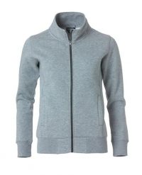 Clique Classic Cardigan Women — kardigan sweatshirt szary melanż. Szare kardigany damskie CLIQUE, s, bez wzorów, z bawełny. Za 218.22 zł.