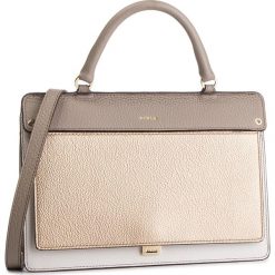 Torebka FURLA - Like 1000145 B BLI2 Q19 Gesso d/Oro/Sabbia b. Białe torebki do ręki damskie Furla, ze skóry. Za 1,470.00 zł.