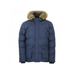 Kurtka puchowa wodoodporna Peak Mountain Canabel. Niebieskie kurtki snowboardowe męskie Peak Mountain, m, bez wzorów, z futra, bez kaptura, narciarskie. W wyprzedaży za 374.50 zł.