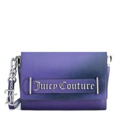 Torebka Juicy Couture. Fioletowe listonoszki damskie Juicy Couture, bez wzorów, bez dodatków. Za 299.99 zł.