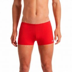 Męskie Spodenki Kąpielowe Hydrastrong. Czerwone kąpielówki męskie Nike, l, bez wzorów, z materiału, do pływania. Za 190.20 zł.