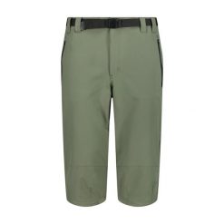 Szorty męskie turystyczne CMP 3. Zielone krótkie spodenki sportowe męskie CMP, l, bez wzorów, trekkingowe. Za 209.00 zł.