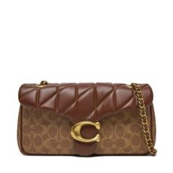 Torebka Coach. Brązowe torebki do ręki damskie Coach, bez wzorów, klasyczne, bez dodatków. Za 2,049.00 zł.