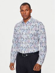JOOP! Koszula 200Pitty 30041410 Beżowy Slim Fit. Brązowe koszule męskie JOOP!, m, bez wzorów, z bawełny, bez kołnierzyka, bez ramiączek. Za 429.99 zł.