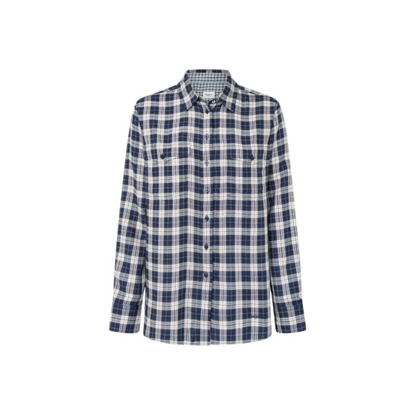 Koszula damska Pepe Jeans Polivia. Białe koszule damskie Pepe Jeans, bez wzorów, z jeansu, bez kołnierzyka, bez ramiączek. W wyprzedaży za 254.30 zł.