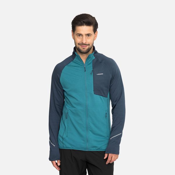 Bluza męska VIKING Birger Man rozpinana. Żółte bluzy męskie Viking, l, bez wzorów, z elastanu, bez kaptura, na fitness i siłownię. Za 319.90 zł.