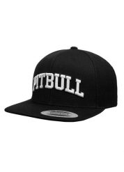 Czapka męska Pitbull Snapback PITBULL. Czarne czapki i kapelusze męskie PITBULL, bez wzorów, z materiału. Za 129.00 zł.