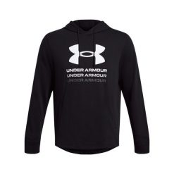 Bluza z kapturem Under Armour Rival Terry Graphic. Białe bluzy męskie Under Armour, m, bez wzorów, z kapturem, na fitness i siłownię. Za 326.00 zł.