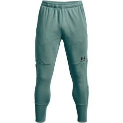 Spodnie męskie Under Armour Accelerate Off Pitch. Zielone spodnie sportowe męskie Under Armour, m, bez wzorów, z bawełny, na fitness i siłownię. Za 290.00 zł.