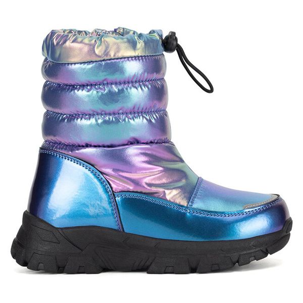 Śniegowce Nelli Blu. Fioletowe śniegowce dziewczęce Nelli Blu, bez zapięcia. Za 129.99 zł.