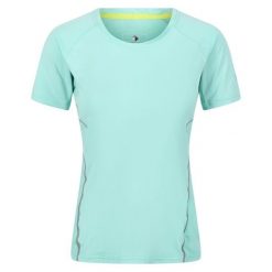 T-shirt Damski Highton Pro. Niebieskie t-shirty damskie Regatta, l, bez wzorów, bez kołnierzyka. Za 47.99 zł.