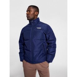 Kurtka puchowa Hummel LGC Robert. Niebieskie kurtki męskie Hummel, bez wzorów, z puchu, do piłki nożnej. W wyprzedaży za 332.50 zł.