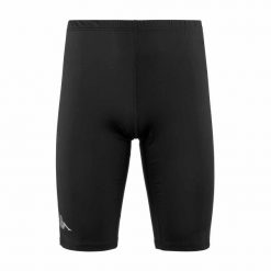 Spodenki Kappa Kombat Vurgay. Czarne krótkie spodenki sportowe męskie Kappa, bez wzorów, do piłki nożnej. Za 191.50 zł.