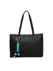 Valentino Torebka Ryta Re VBS9UI01 Czarny. Czarne torebki do ręki damskie Valentino, bez wzorów, ze skóry, bez dodatków. Za 649.99 zł.