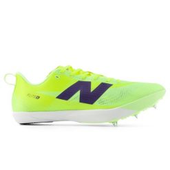 Kolce lekkoatletyczne New Balance FuelCell Flite-S UFCSPG1 – zielone. Zielone buty sportowe męskie New Balance, z gumy, bez zapięcia, do biegania. Za 449.99 zł.