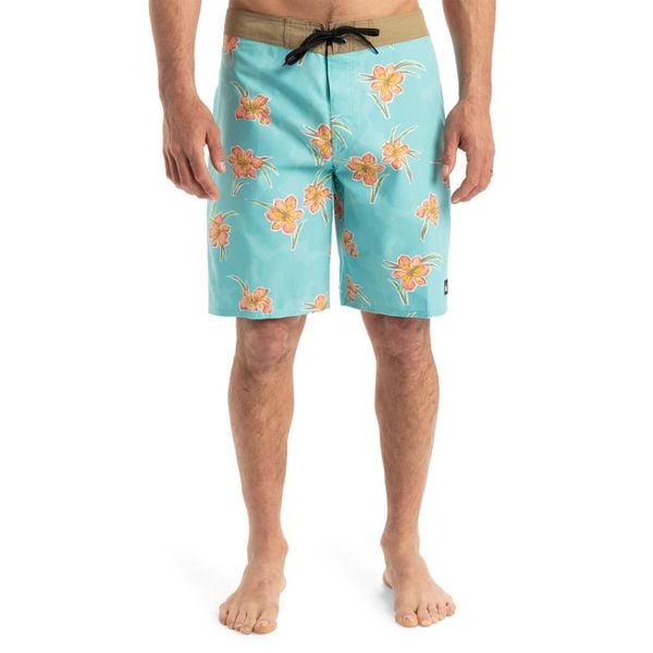 Spodenki boardshort dla Mężczyzn EVERYDAY STRAIGHT 20" Niebieski. Niebieskie szorty męskie Quiksilver, l, bez wzorów, z materiału. Za 229.99 zł.