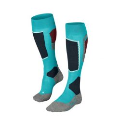 Podkolanówki damskie Falke SK4 Advanced. Niebieskie skarpety damskie Falke, bez wzorów. Za 205.50 zł.