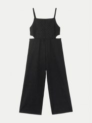 Mayoral Kombinezon 6859 Czarny Regular Fit. Czarne sukienki dla dziewczynek Mayoral, bez wzorów, z syntetyku, bez ramiączek. Za 179.99 zł.