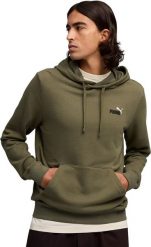Puma Bluza męska Puma ESS 2 Color Small No.1 Logo Hoodie oliwkowa 684719 81 L. Zielone bluzy męskie Puma, l, bez wzorów, bez kaptura. Za 247.31 zł.