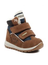 Primigi Kozaki GORE-TEX 6855200 M Brązowy. Brązowe buty zimowe chłopięce Primigi, bez wzorów, z gore-texu, bez zapięcia. Za 299.99 zł.