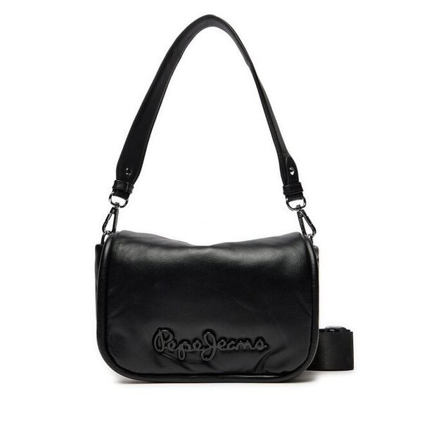 Torebka Pepe Jeans. Czarne torebki do ręki damskie Pepe Jeans, bez wzorów, z jeansu, klasyczne, bez dodatków. Za 209.99 zł.