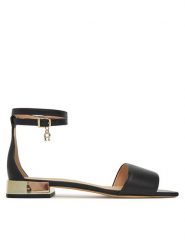 Aigner Sandały Fashion Saskia 6A 1251060 Czarny. Czarne sandały damskie Aigner, bez wzorów, ze skóry, bez obcasa, na płaskiej podeszwie, bez zapięcia. W wyprzedaży za 839.99 zł.