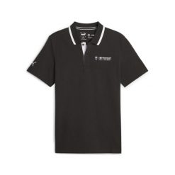 Koszulka polo męska Puma BMW MMS czarna 62122601 r S (46). Czarne koszulki polo męskie Puma, m, bez wzorów, z bawełny, bez kołnierzyka, bez ramiączek. Za 209.28 zł.