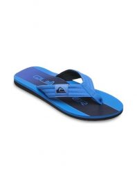 Sandały dla Mężczyzn MOLOKAI LAYBACK Niebieski. Niebieskie sandały męskie Quiksilver, z bawełny, bez zapięcia. Za 119.99 zł.