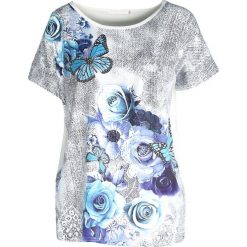Biała Bluzka Blue Rose. T-shirty damskie marki Born2be. Za 39.99 zł.