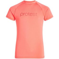 Dziewczęca koszulka surfingowa Protest Prtsenna. Brązowe t-shirty i topy dla dziewczynek Protest, z aplikacjami, z lycry, bez ramiączek. Za 165.50 zł.