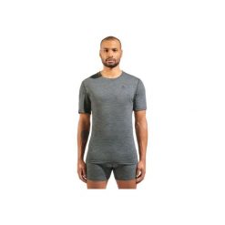 Koszulka męska ODLO Merino 160 BL Top - 100% wełna merino, krótki rękaw. Szare bielizna termoaktywna męska Odlo, m, z wełny. Za 283.85 zł.