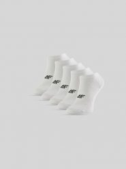 4F Skarpetki krótkie (5-pack) damskie - białe 39-42. Białe skarpety damskie 4f, bez wzorów, z bawełny. Za 59.99 zł.