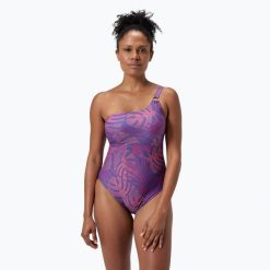 Strój pływacki jednoczęściowy damski Speedo Shaping Printed Asymmetric. Niebieskie kostiumy jednoczęściowe damskie Speedo, m, bez wzorów, sportowe, do pływania. Za 289.99 zł.