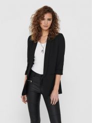 ONLY Marynarka Elly 15197451 Czarny Regular Fit. Czarne żakiety damskie Only, bez wzorów, z syntetyku. Za 199.99 zł.