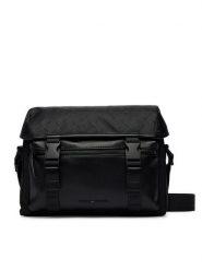 Tommy Hilfiger Saszetka Th Nylon Jacquard Satchel AM0AM14404 Czarny. Czarne saszetki męskie Tommy Hilfiger, z materiału. Za 489.99 zł.