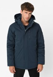 Kurtka zimowa J-TELK. Brązowe kurtki męskie Volcano, na zimę, m, bez wzorów, z materiału, bez kaptura. Za 399.99 zł.