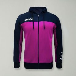 Oversize sportowa kurtka z zamkiem FLEX fuksjowa. Czerwone kurtki męskie Legea, xl, bez wzorów, z materiału, sportowe. Za 88.00 zł.