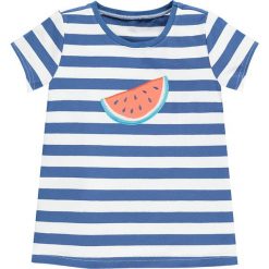 Koszulka w kolorze niebiesko-białym. T-shirty i topy dla dziewczynek Lamino. W wyprzedaży za 37.95 zł.