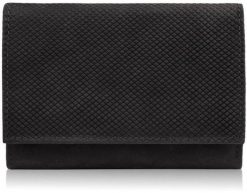 Paolo Peruzzi Portfel damski skórzany we wzory geometryczne mały vintage czarny RFID T-112-HBL. Czarne portfele damskie Paolo Peruzzi, bez wzorów. Za 96.08 zł.