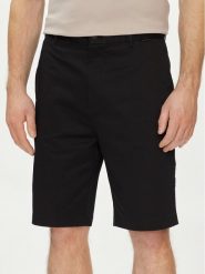 Calvin Klein Szorty materiałowe Sateen K10K112831 Czarny Regular Fit. Czarne szorty męskie Calvin Klein, m, bez wzorów, z bawełny. Za 259.99 zł.
