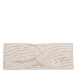 Opaska materiałowa Calvin Klein. Czerwone czapki i kapelusze damskie Calvin Klein, bez wzorów, z materiału. Za 109.99 zł.