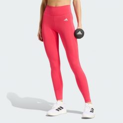 Długie legginsy Optimé Essentials Stash Pocket. Brązowe legginsy damskie Adidas, l, bez wzorów, z elastanu, z podwyższonym stanem, długie, na fitness i siłownię. Za 199.00 zł.