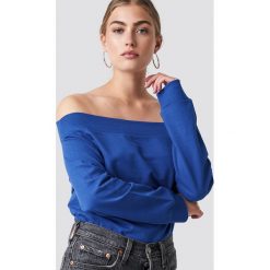 Rut&Circle Bluza z odkrytymi ramionami - Blue. Bluzy damskie marki Rut&Circle. W wyprzedaży za 48.57 zł.