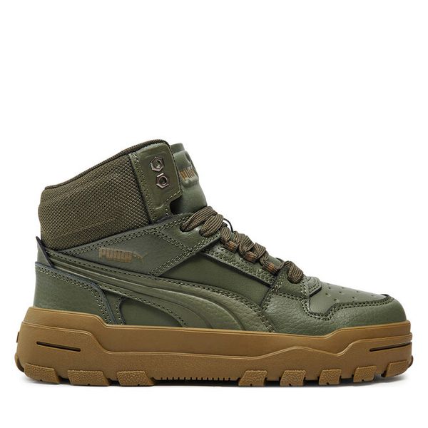 Sneakersy Puma. Zielone trampki i tenisówki chłopięce Puma, bez wzorów, bez zapięcia. Za 309.99 zł.