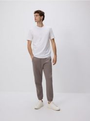 T-shirt regular 3 pack - biały. Białe t-shirty męskie Reserved, l, bez wzorów, z bawełny, bez kołnierzyka. Za 129.99 zł.