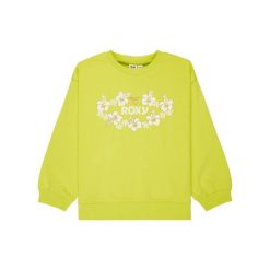 Bluza dla Dziewczynki MORNING HIKE TERRY Zielony. Zielone bluzy dla dziewczynek Roxy, bez wzorów, z bawełny, bez ramiączek, bez kaptura. Za 149.99 zł.