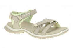 Sandały damskie Ecco Offroad Roam. Szare sandały damskie ecco, bez wzorów, z materiału, bez obcasa, bez zapięcia. Za 428.00 zł.