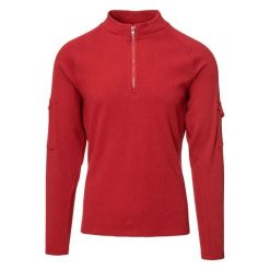 Męska Bluza Clayson. Czerwone bluzy męskie IGUANA, m, bez wzorów, bez kaptura. Za 162.99 zł.